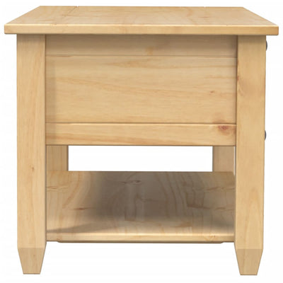 Sohvapöytä laatikoilla Corona 100x48x45 cm täysi mänty