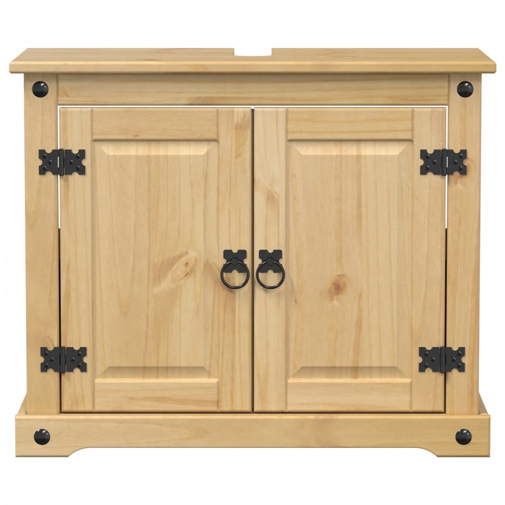 Kylpyhuoneen pesuallaskaappi corona Iuzefina 73x33x60cm (mänty)