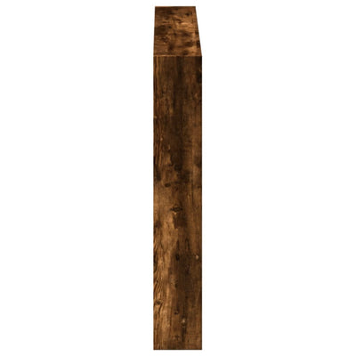 Savutammi sängynpäätykaappi Nculai 100x17x102cm (led-valoilla)