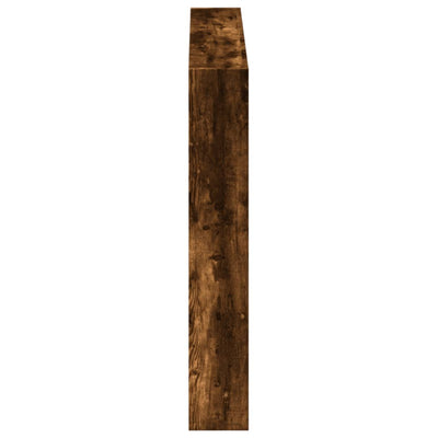 Savutammi sängynpäätykaappi Nculai 120x17x102cm (led-valoilla)