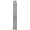 Sängynpäätykaappi LED-valoilla betoninharmaa 180x16,5x103,5 cm