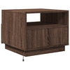 Ruskea sohvapöytä Montanori 50x49x40cm (led-valoilla tammi)