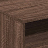 Ruskea sohvapöytä Montanori 50x49x40cm (led-valoilla tammi)
