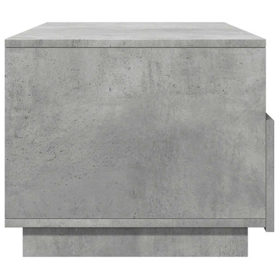 Betoninharmaa sohvapöytä led-valoilla Montanori 90x49x40cm