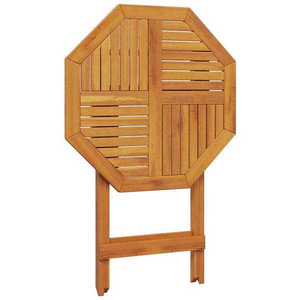Täysi akaasiapuu puutarhapöytä kokoontaittuva Basal Ø70x75cm