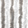 Hyönteisverho vaaleanharmaa ja valkoinen 56x200 cm chenille