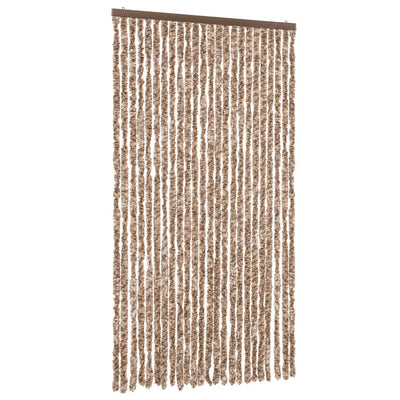 Beige ja tummanruskea hyönteisverho Septilici 100x200cm (chenille)
