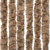 Hyönteisverho beige ja tummanruskea 100x230 cm chenille