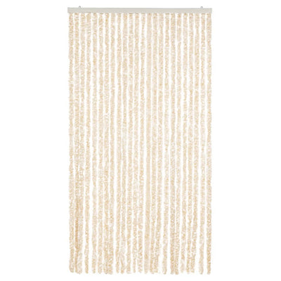 Beige ja valkoinen hyönteisverho Septilici 100x230cm (chenille)
