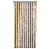 Hyönteisverho tummanruskea ja beige 100x230 cm chenille