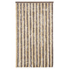 Tummanruskea ja beige hyönteisverho Septilici 100x230cm (chenille)