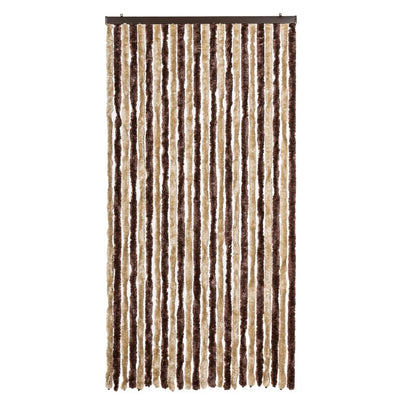 Beige ja vaaleanruskea hyönteisverho Septilici 100x200cm (chenille)