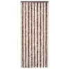 Hyönteisverho beige ja vaaleanruskea 100x230 cm chenille