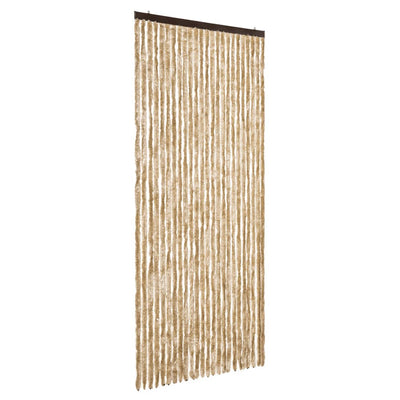 Beige hyönteisverho Septilici 100x200cm (chenille)