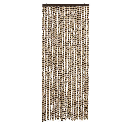 Beige ja ruskea hyönteisverho Septilici 56x200cm (chenille)