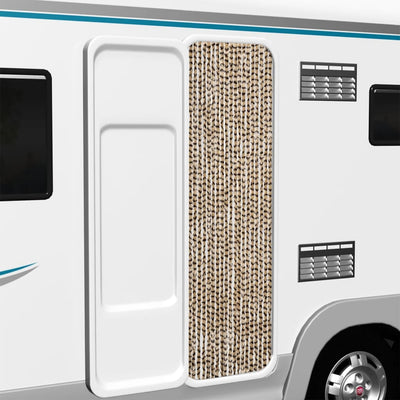 Beige ja ruskea hyönteisverho Septilici 56x200cm (chenille)