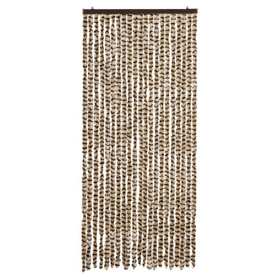 Beige ja ruskea hyönteisverho Septilici 90x200cm (chenille)