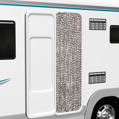 Ruskea ja valkoinen hyönteisverho Septilici 56x200cm (chenille)