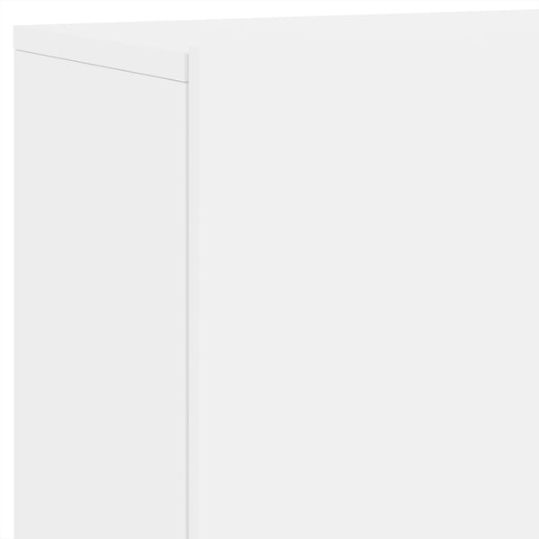 5-osainen TV-seinäyksikkösarja valkoinen tekninen puu