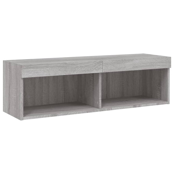 6-osainen LED TV-kaappisarja harmaa Sonoma tekninen puu