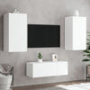 4-osainen LED TV-kaappisarja valkoinen tekninen puu