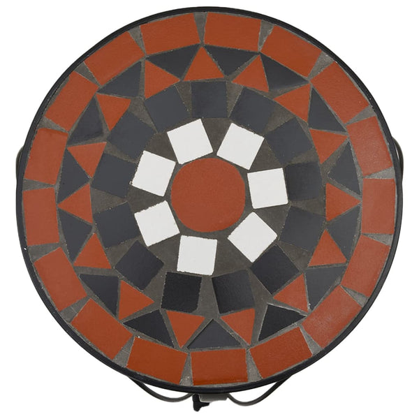 Terrakotta ja valkoinen kukkateline Born (3 kpl keramiikka)