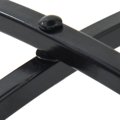 Musta ja valkoinen mosaiikkibistropöytä Culca Ø50x70cm (keramiikka)