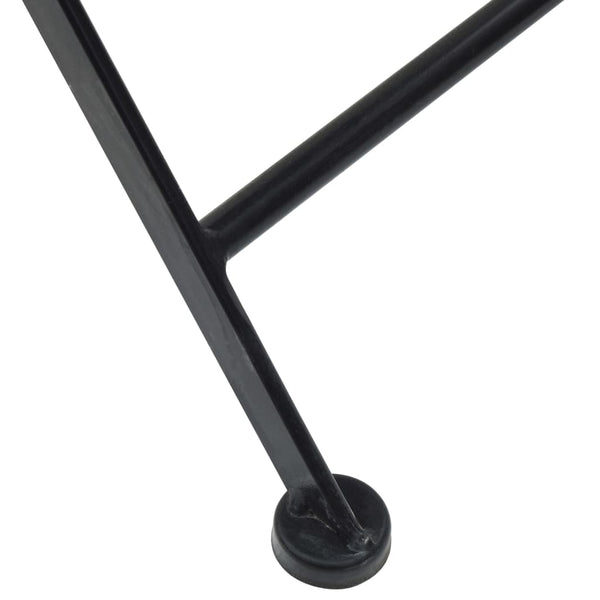 Terrakotta/valkoinen bistrotuolit taitettavat Deasia (2 kpl)