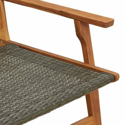 Harmaa puutarhakalusteet Aemanoil 122x78x73cm (akaasiapuu)