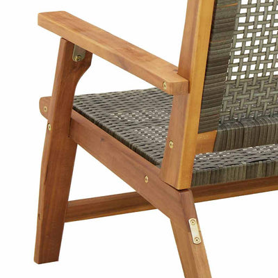 Harmaa puutarhakalusteet Aemanoil 122x78x73cm (akaasiapuu)