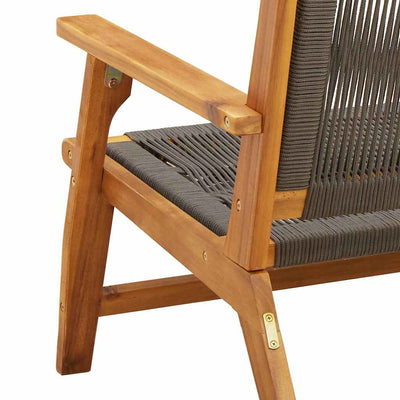 Harmaa puutarhakalusteet Itoc 78x122x73cm (akaasiapuu)