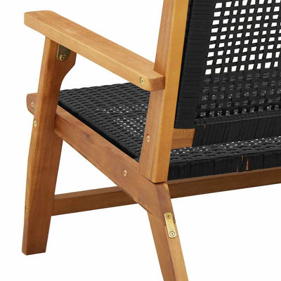 Musta puutarhakalusteet Ghiorgheta 67x78x73cm (2 pcs, akaasiapuu)