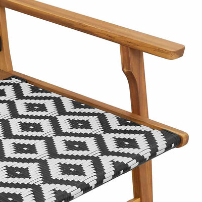 Valkoinen puutarhakalusteet Ourfali 67x78x73cm (2 pcs)