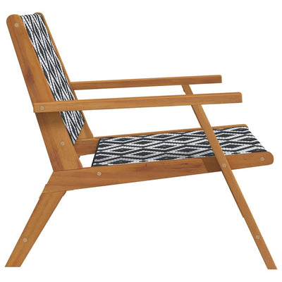 Valkoinen puutarhakalusteet Ourfali 67x78x73cm (2 pcs)