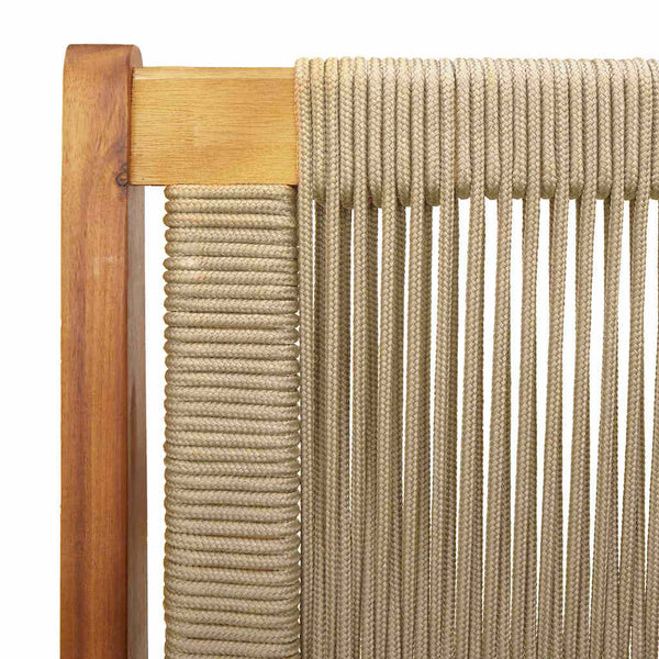 Puutarhakalusteet 2 pcs Beige 67 x 76 x 73 cm Tiheä akasiapuu