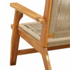 Puutarhakalusteet 2 pcs Beige 67 x 76 x 73 cm Tiheä akasiapuu