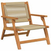 Puutarhakalusteet 2 pcs Beige 67 x 76 x 73 cm Tiheä akasiapuu