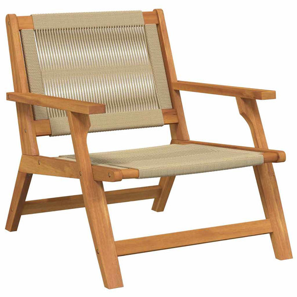 Puutarhakalusteet 2 pcs Beige 67 x 76 x 73 cm Tiheä akasiapuu