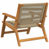 Puutarhakalusteet 2 pcs Beige 67 x 76 x 73 cm Tiheä akasiapuu