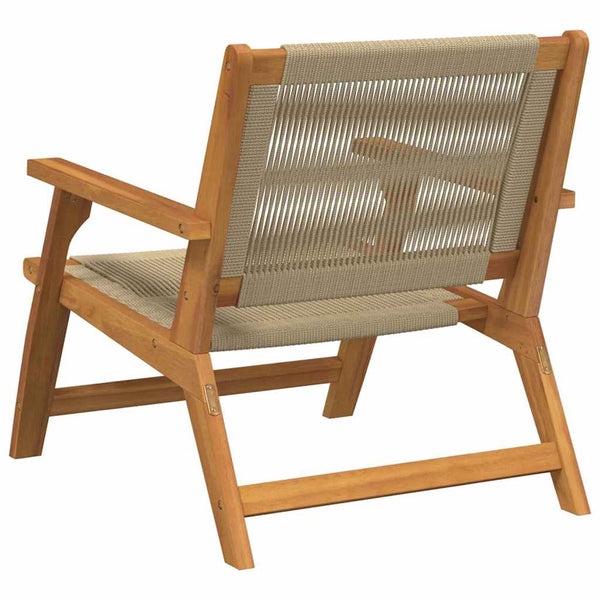 Puutarhakalusteet 2 pcs Beige 67 x 76 x 73 cm Tiheä akasiapuu