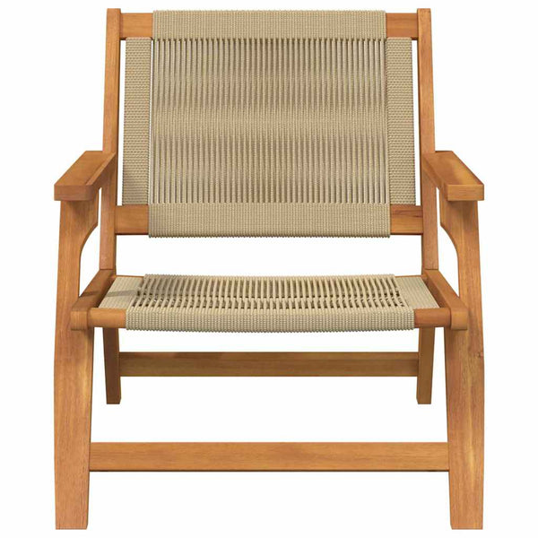 Puutarhakalusteet 2 pcs Beige 67 x 76 x 73 cm Tiheä akasiapuu