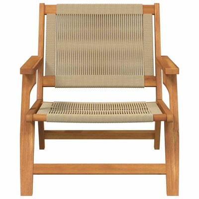 Beige puutarhakalusteet Ciubotica 78x67x73cm (2 pcs, akaasiapuu)