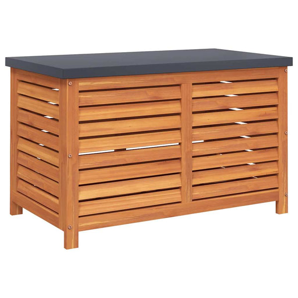 Ulkosäilytyslaatikko 60x50x55 cm täysi eukalyptuspuu
