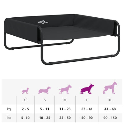 Antrasiitti korotettu koiransänky Cpnstantin (oxford kangas ja teräs)