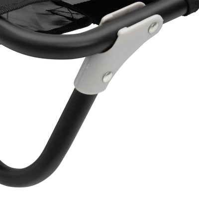 Antrasiitti taitettava koiransänky Diner (oxford kangas ja teräs)