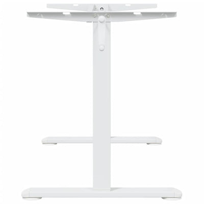 Seisontapöydän runko valkoinen (94-135)x60x(70-114) cm teräs