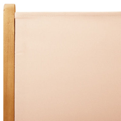 Puutarhatuolit 2 kpl beige täysi akasiapuu ja kangas