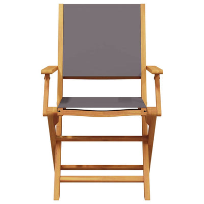 Antrasiitti puutarhatuolit Ocheselu (2 kpl akasiapuu ja kangas)