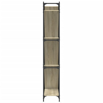 Sonoma tammi kirjahylly Avrinte 79x30x180cm (puinen ja metalli)