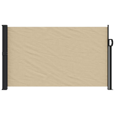 Sisäänvedettävä sivumarkiisi beige 120x300 cm